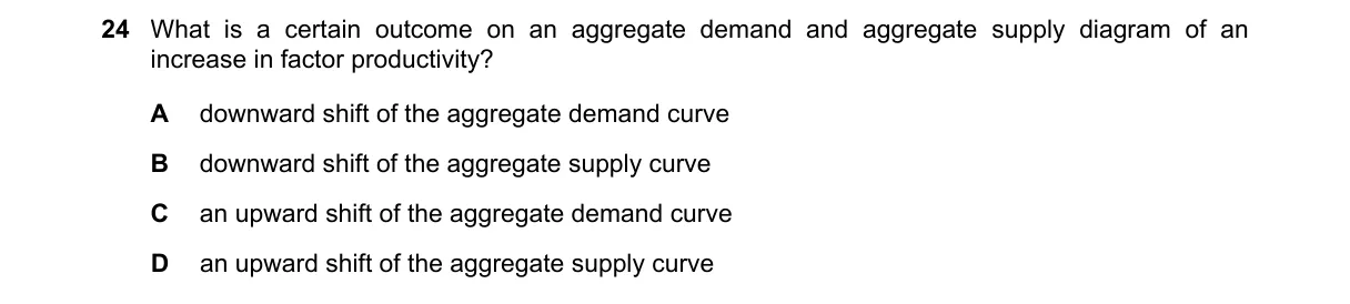 Question 24 from 9708/13/O/N/22