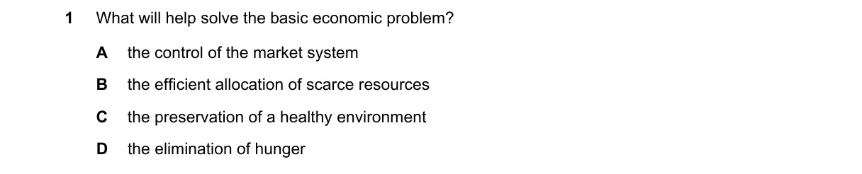 Question 1 from 9708/11/O/N/23