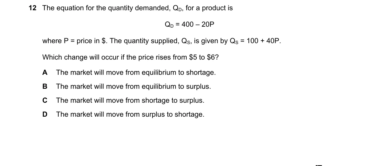 Question 12 from 9708/12/O/N/23