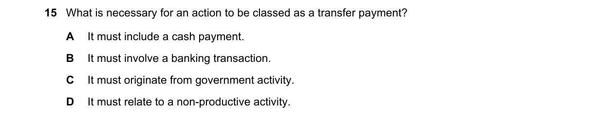 Question 15 from 9708/12/O/N/23