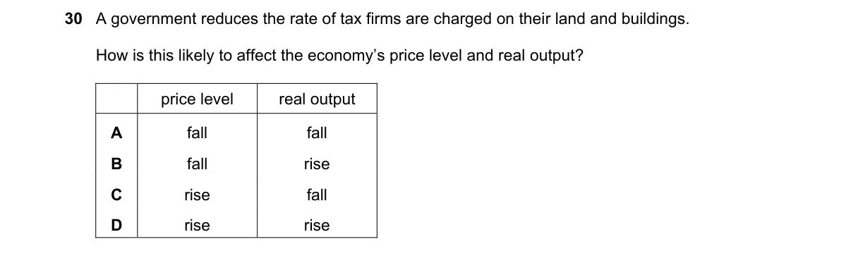 Question 30 from 9708/12/O/N/23