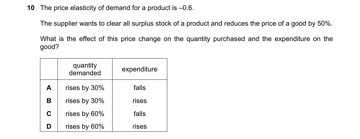 Question 10 from 9708/13/O/N/23