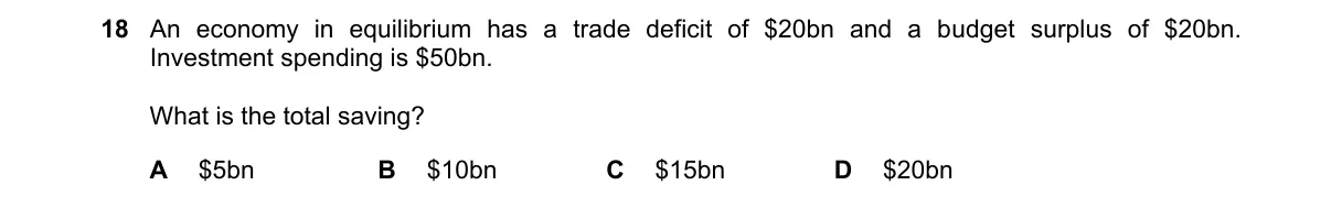 Question 18 from 9708/13/O/N/23