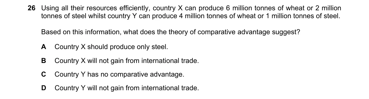 Question 26 from 9708/11/O/N/24