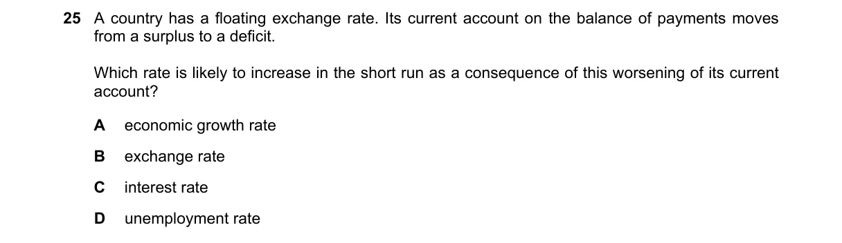 Question 25 from 9708/12/O/N/24
