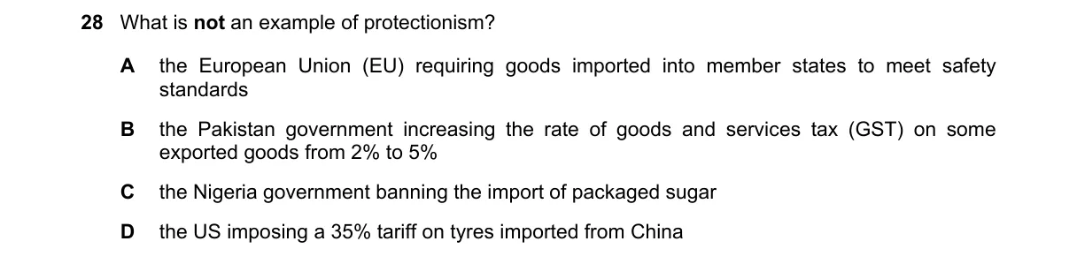 Question 28 from 9708/12/O/N/24