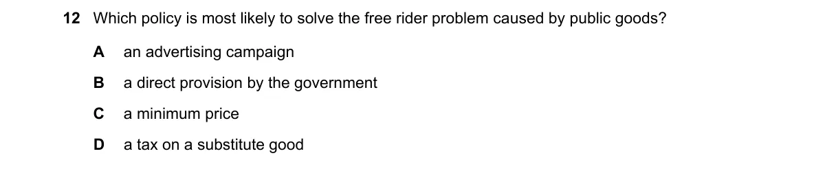 Question 12 from 9708/13/O/N/24