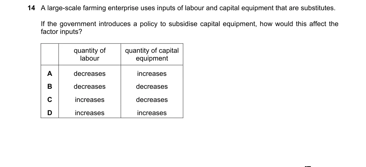 Question 14 from 9708/13/O/N/24